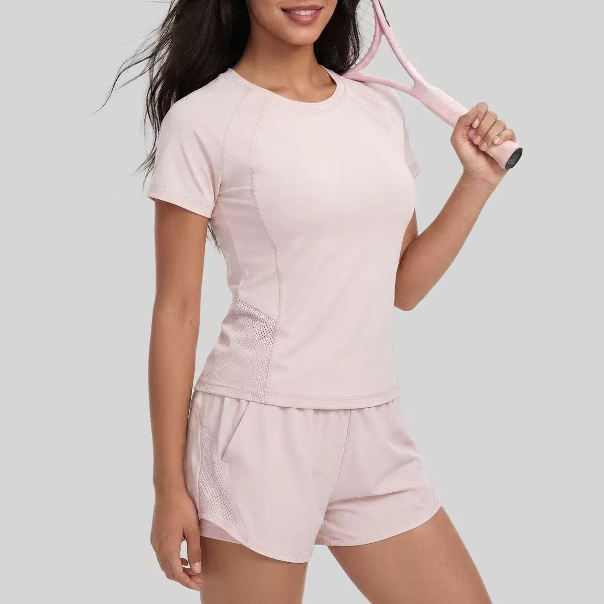 Quần short Basic có phối lưới
